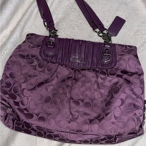 Coach Plum Shoulder Bag